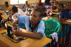 A sewing project helps girls earn an income and delay marriage.
