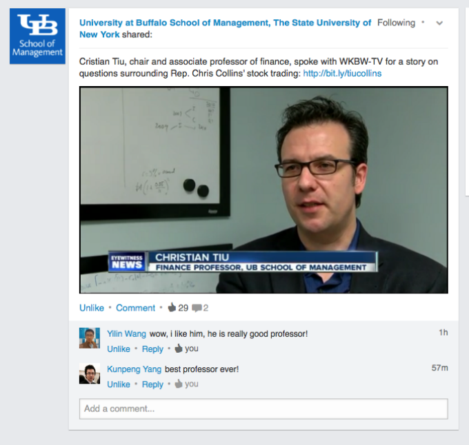 Photo of Cristian Tiu on LinkedIn. 