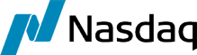 Nasdaq logo. 