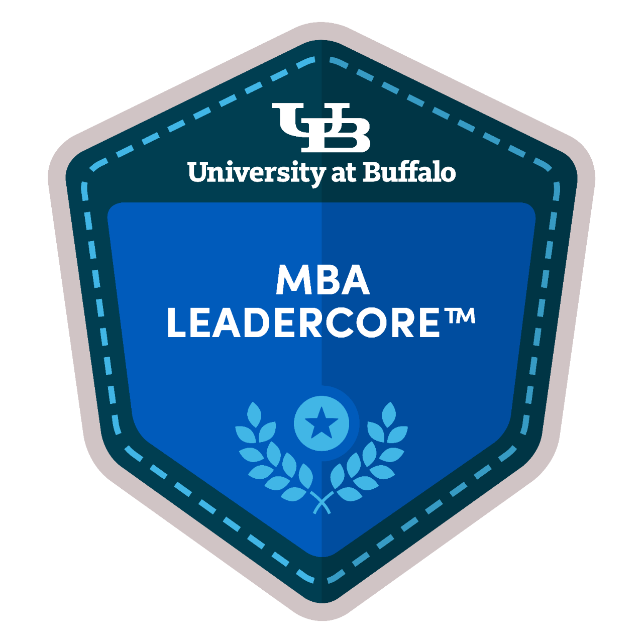 MBA LeaderCORE badge. 