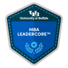 MBA LeaderCORE badge. 