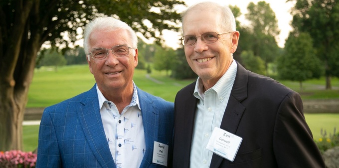 David Pfeil and Kenneth Colwell in Buffalo last fall. 