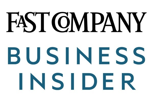 Fast Company and Business Insider logos. 