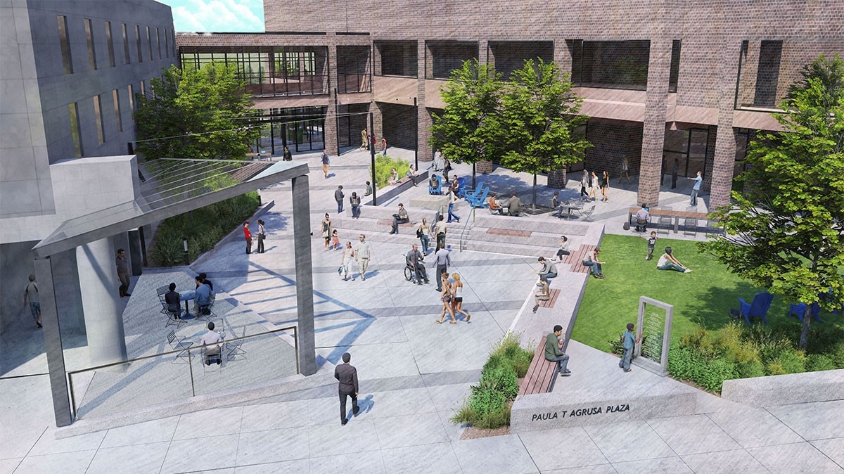 Zoom image: Rendering of Paula's Plaza