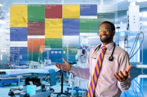 Operating room in cardiac surgery. 