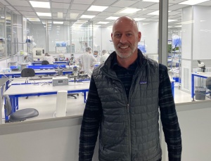 Shawn Patterson at the Resolution Medical facility. 
