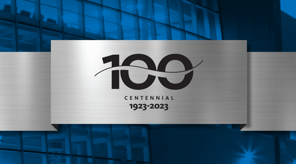 Read the cover story, Building Leaders, Changing Lives, in the Autumn 2023 issue of Buffalo Business. The text in the logo is 100 Centennial 1923-2023. 