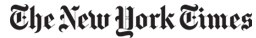 The New York Times logo. 