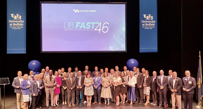 Group photo at the 2022 Fast 46 competition. 