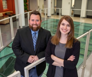 Adam Wyckoff and Katie Kriner. 