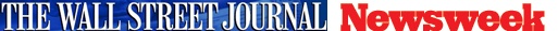 Wall Street Journnal and Newsweek logos. 