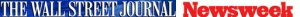 Wall Street Journnal and Newsweek logos. 