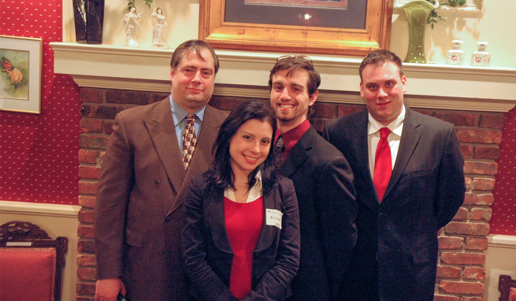 Wilson Case Competition winners. 