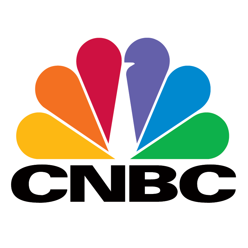 CNBC logo logo. 