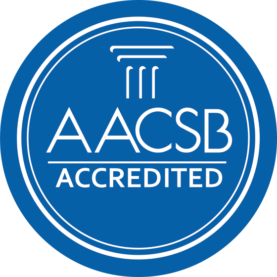 AACSB Accredited logo. 
