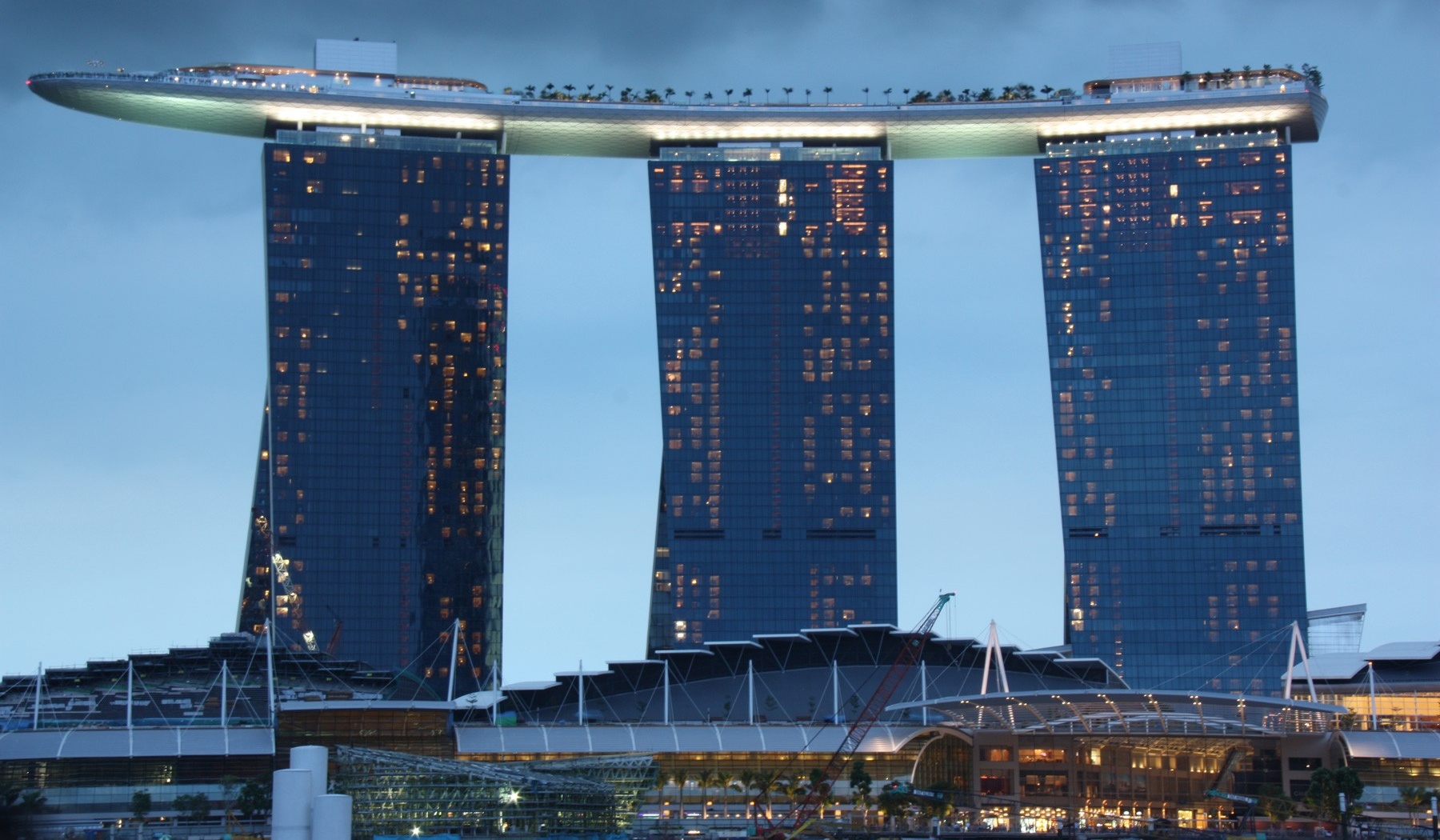 The Marina Bay Sands integrated resort in Singapore. 