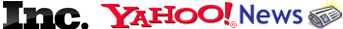 Inc, Yahoo News logos. 