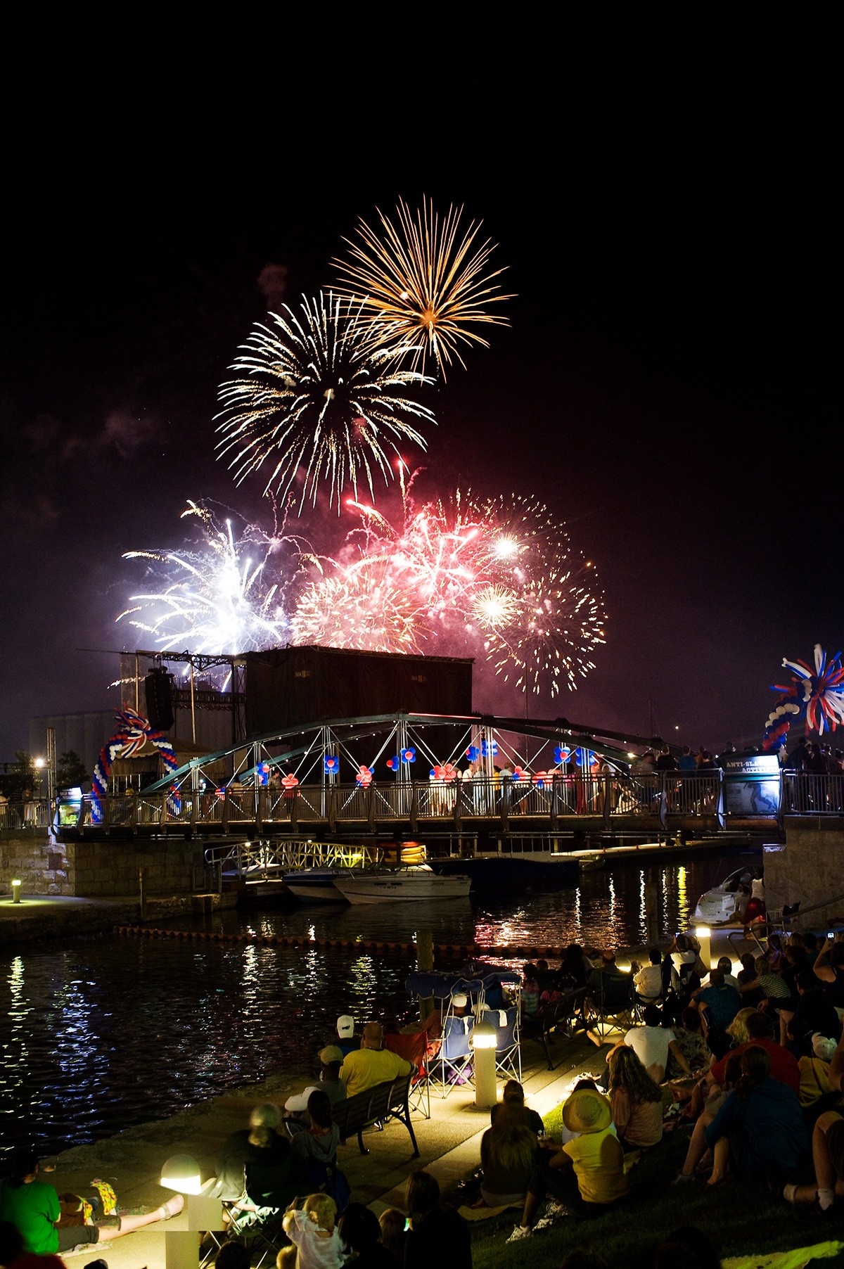 Fireworks over Buffalo. 