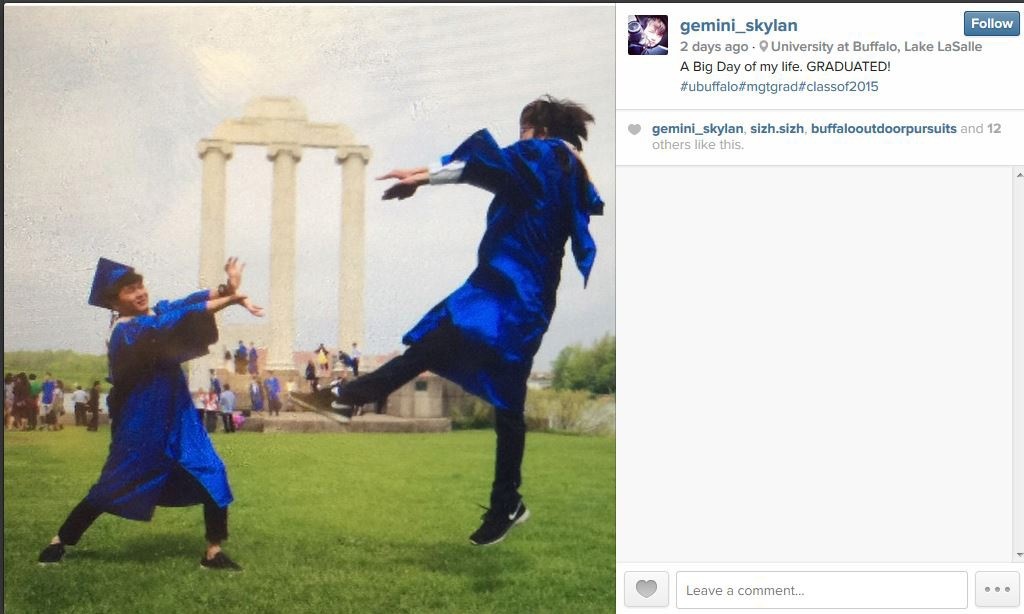 Gemini Skylin's social media post. 