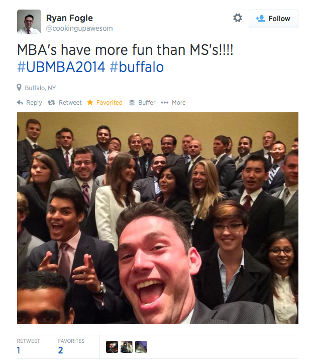 Ryan Fogle's social media post. 