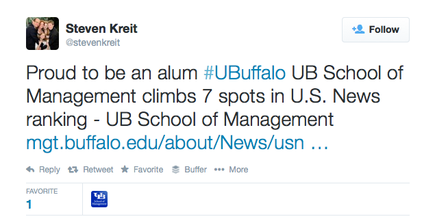 Steven Kreit''s social media post. 