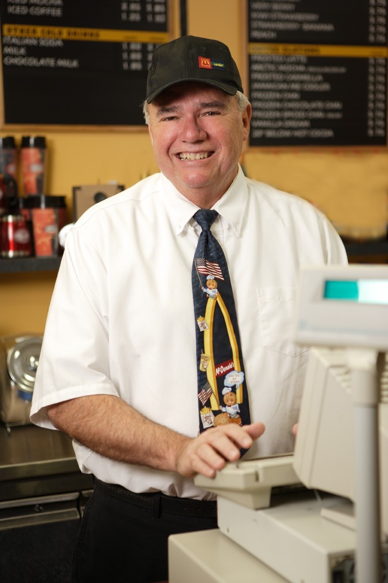 Jerry Newman at McDonalds. 