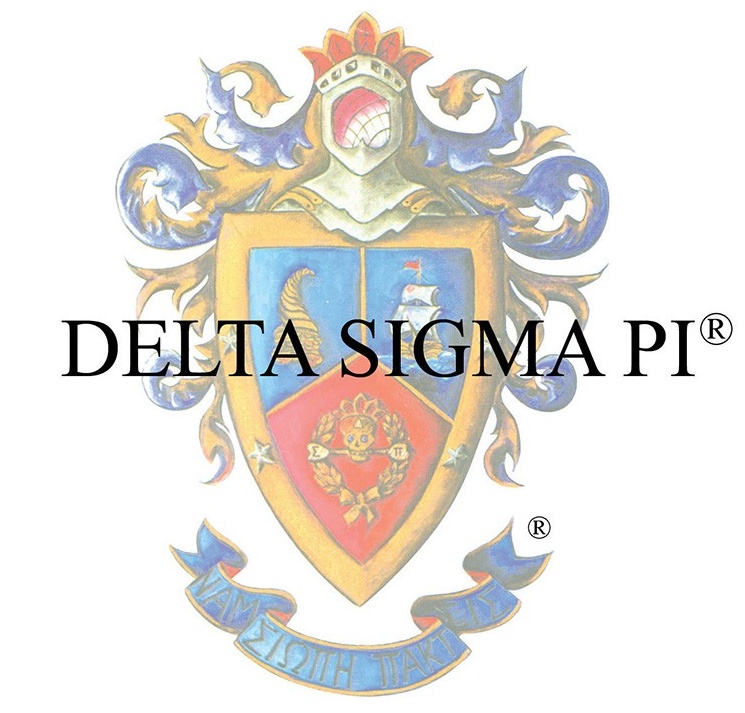 Delta Sigma Pi logo. 