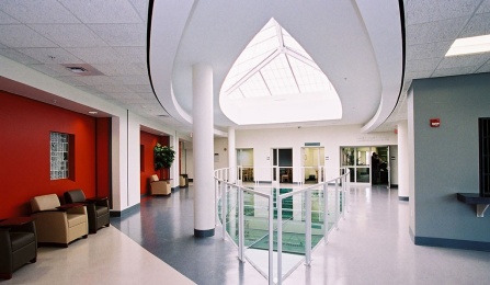A wide view of the Mezzanine. 
