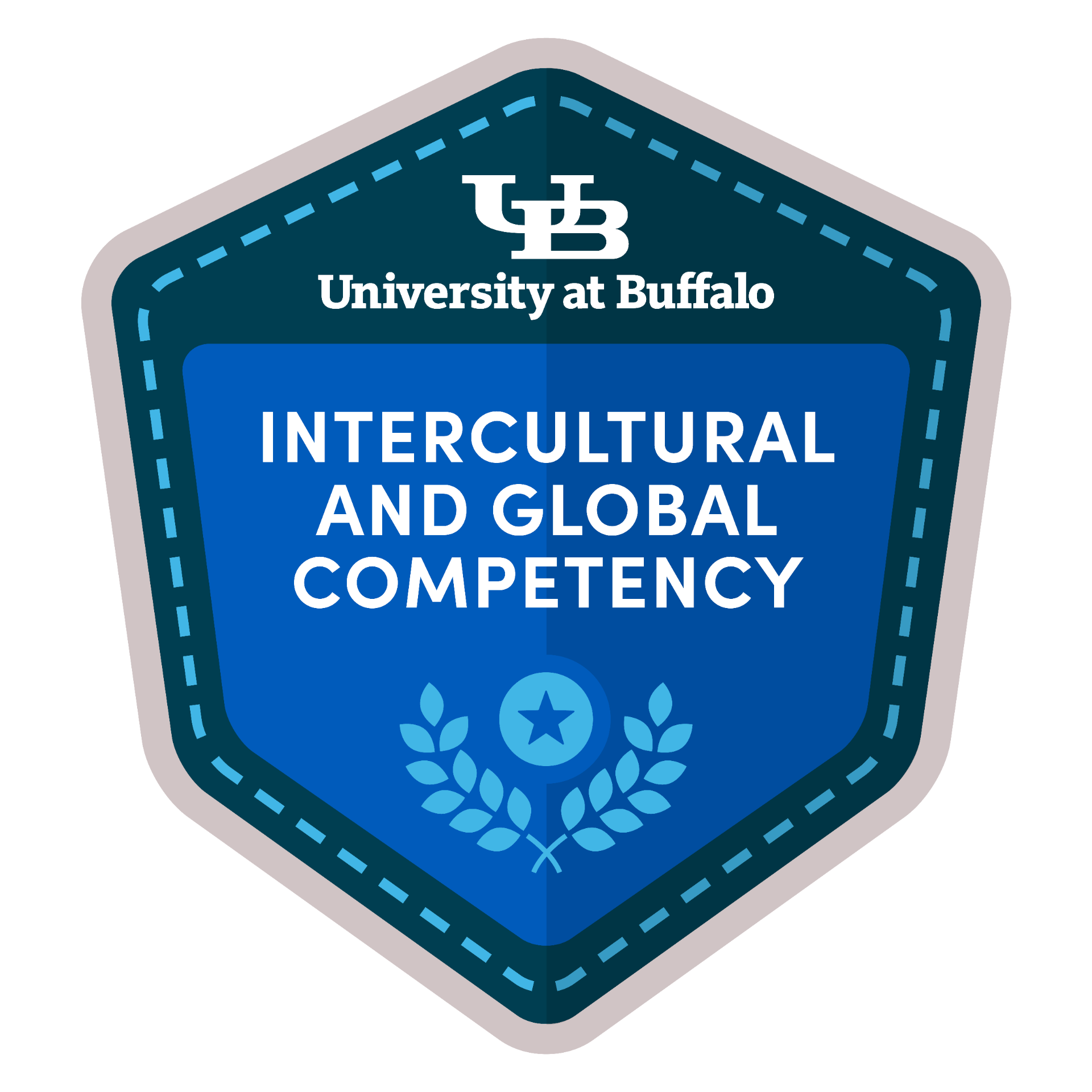 Intercultural and Global Competency badge. 