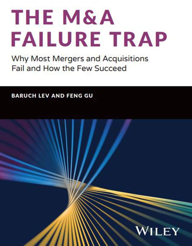 The M&A Failure Trap Book Cover. 