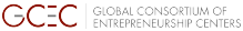 GCEC Global Consortium of Entrepreneurship Centers logo. Link goes to list of award winners. 