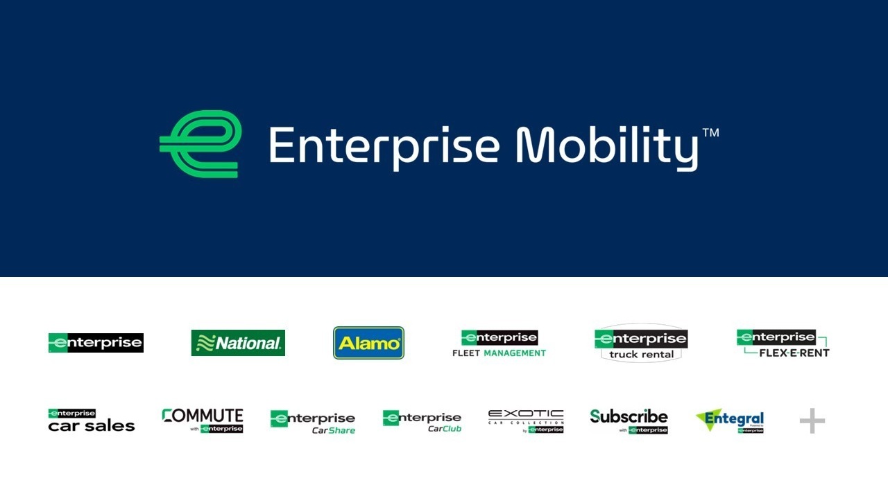 Enterprise Holdings logo, which includes 13 of their additional holdings. 