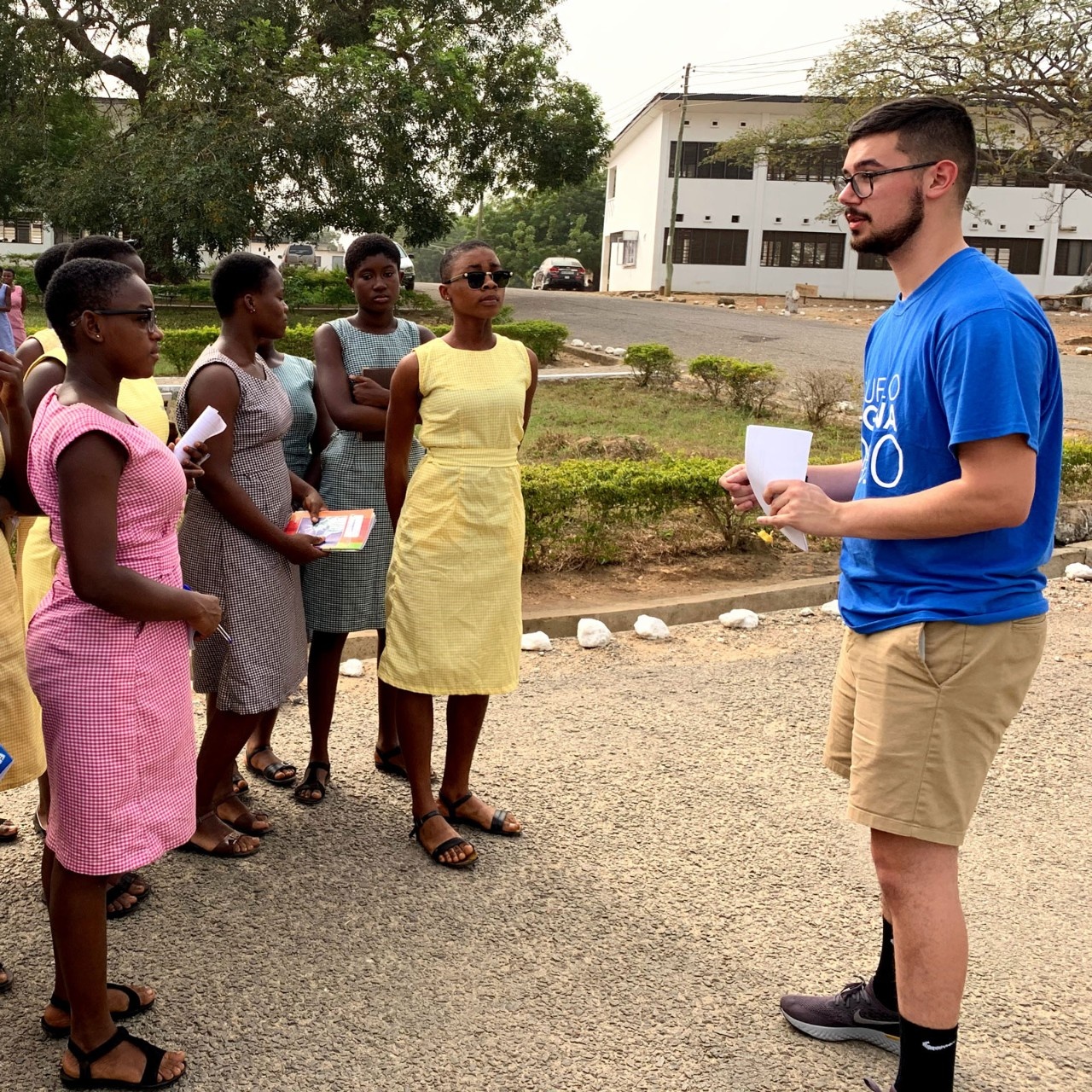 Benjamin Makosy in Ghana. 