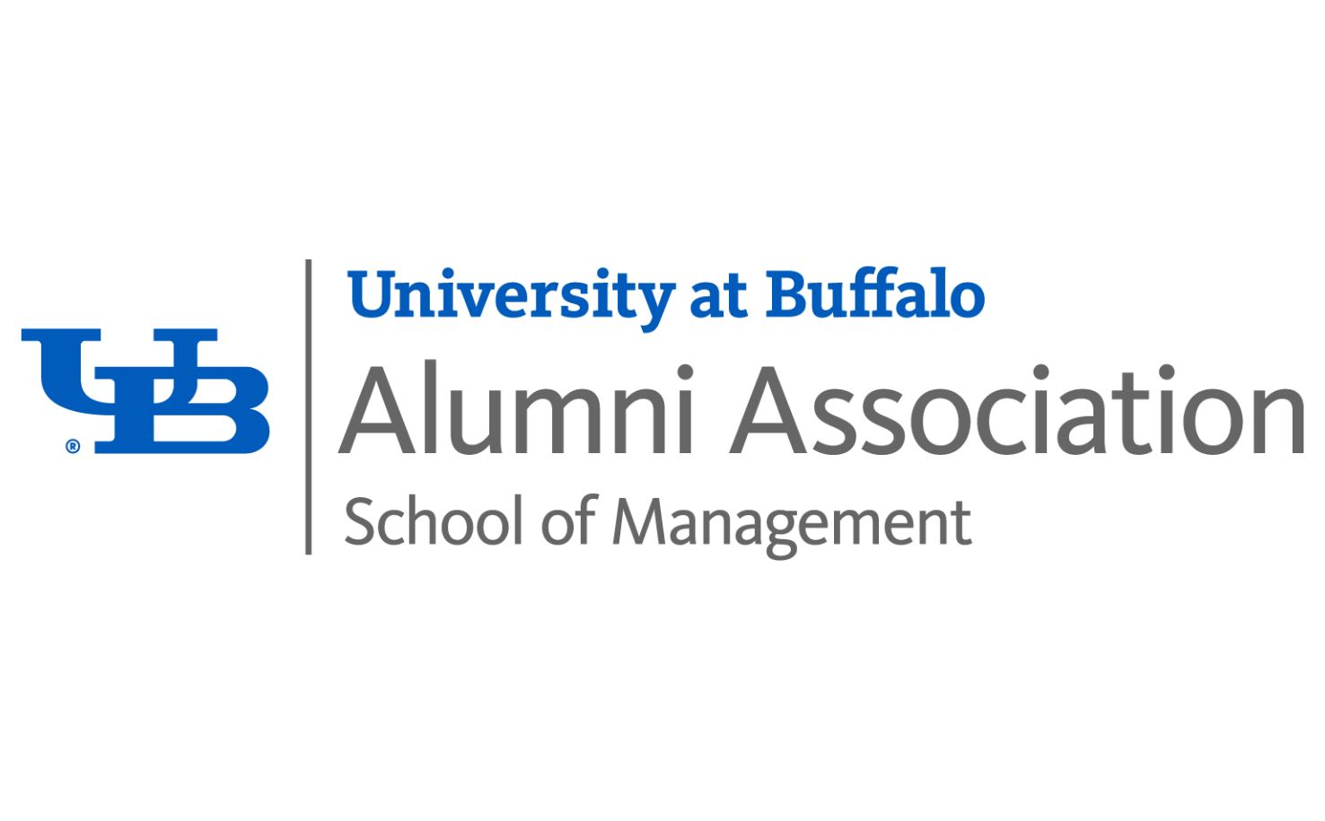 UB School of Managment Alumni Association logo. 
