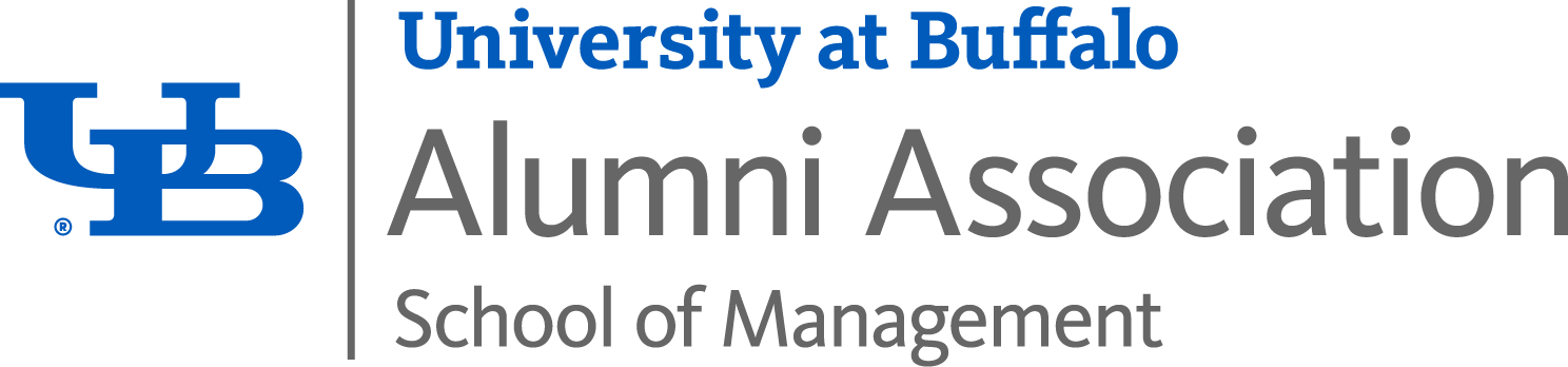 UB Alumni Association School of Management logo. 