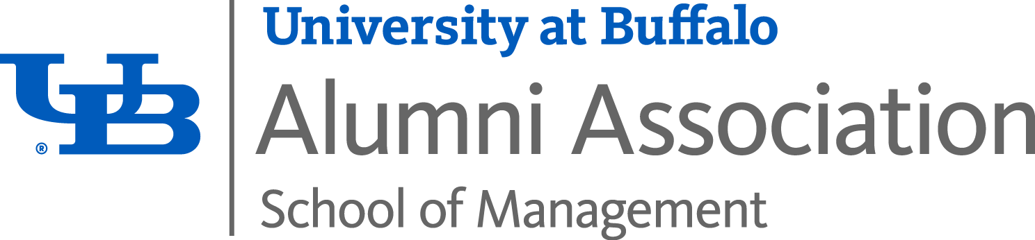 UB Alumni Association School of Management logo. 