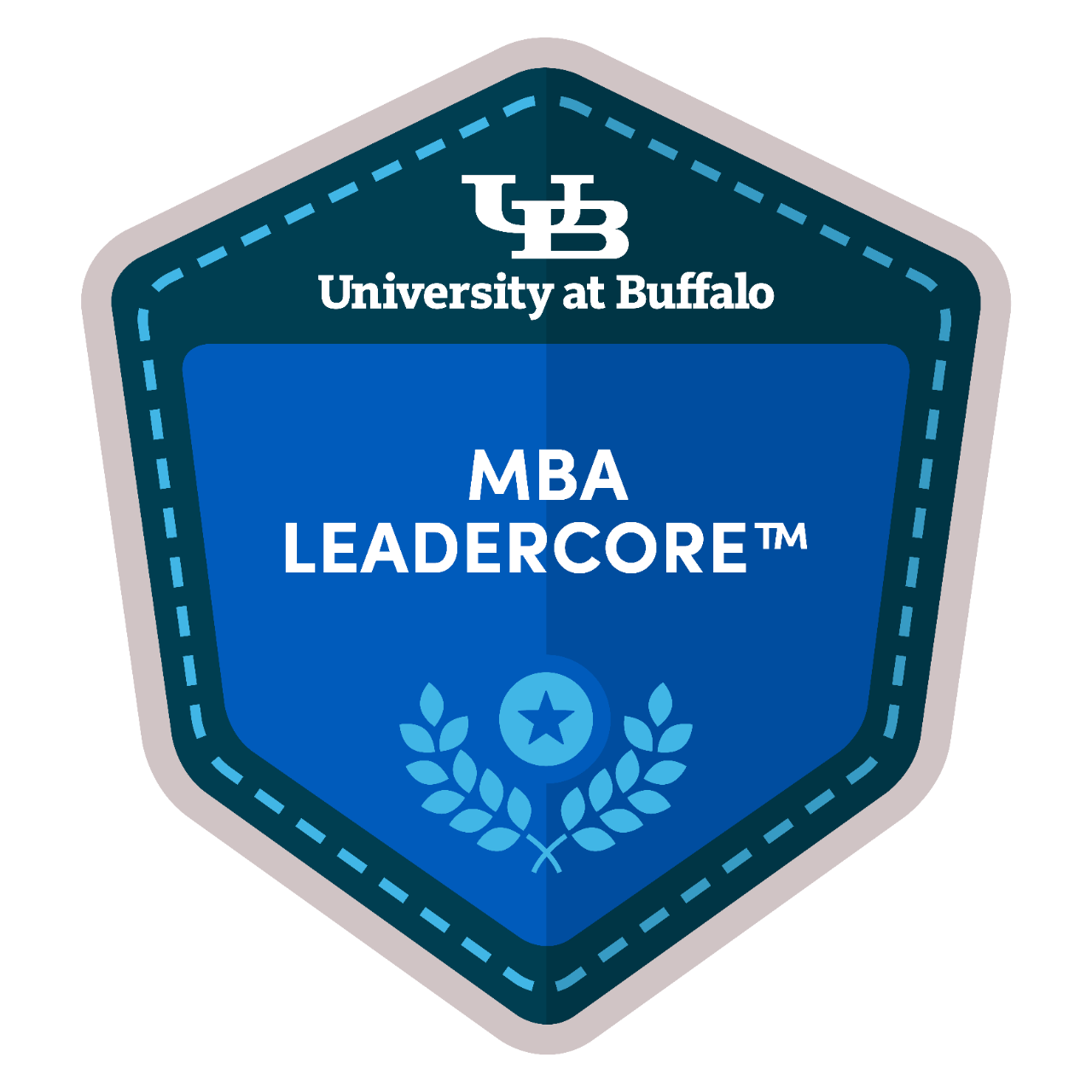 MBA LeaderCORE badge.