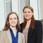 Two female MS Accounting students. 