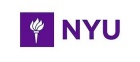 New York University logo. 