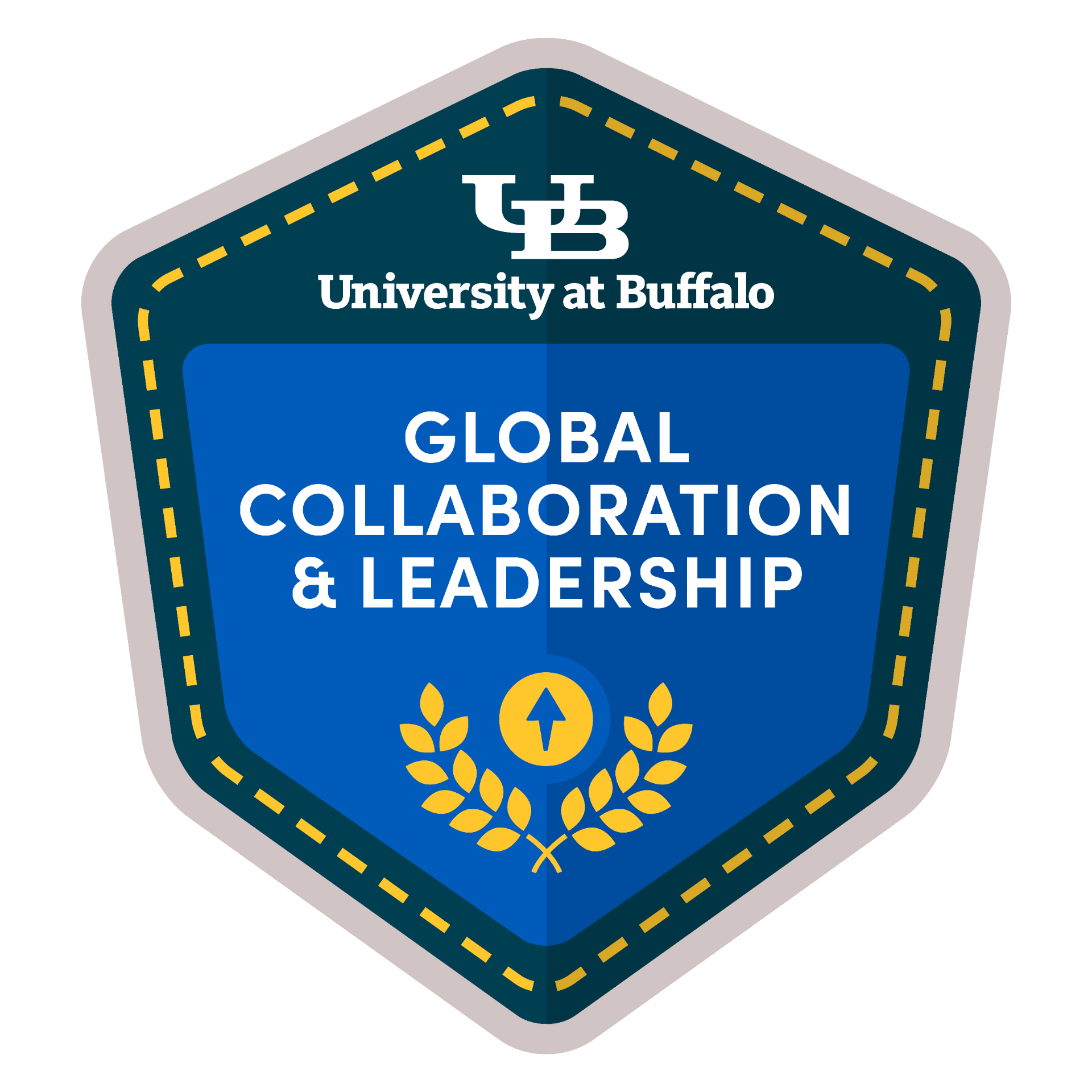 Digital Badge Global Collaboration and Leadership. 