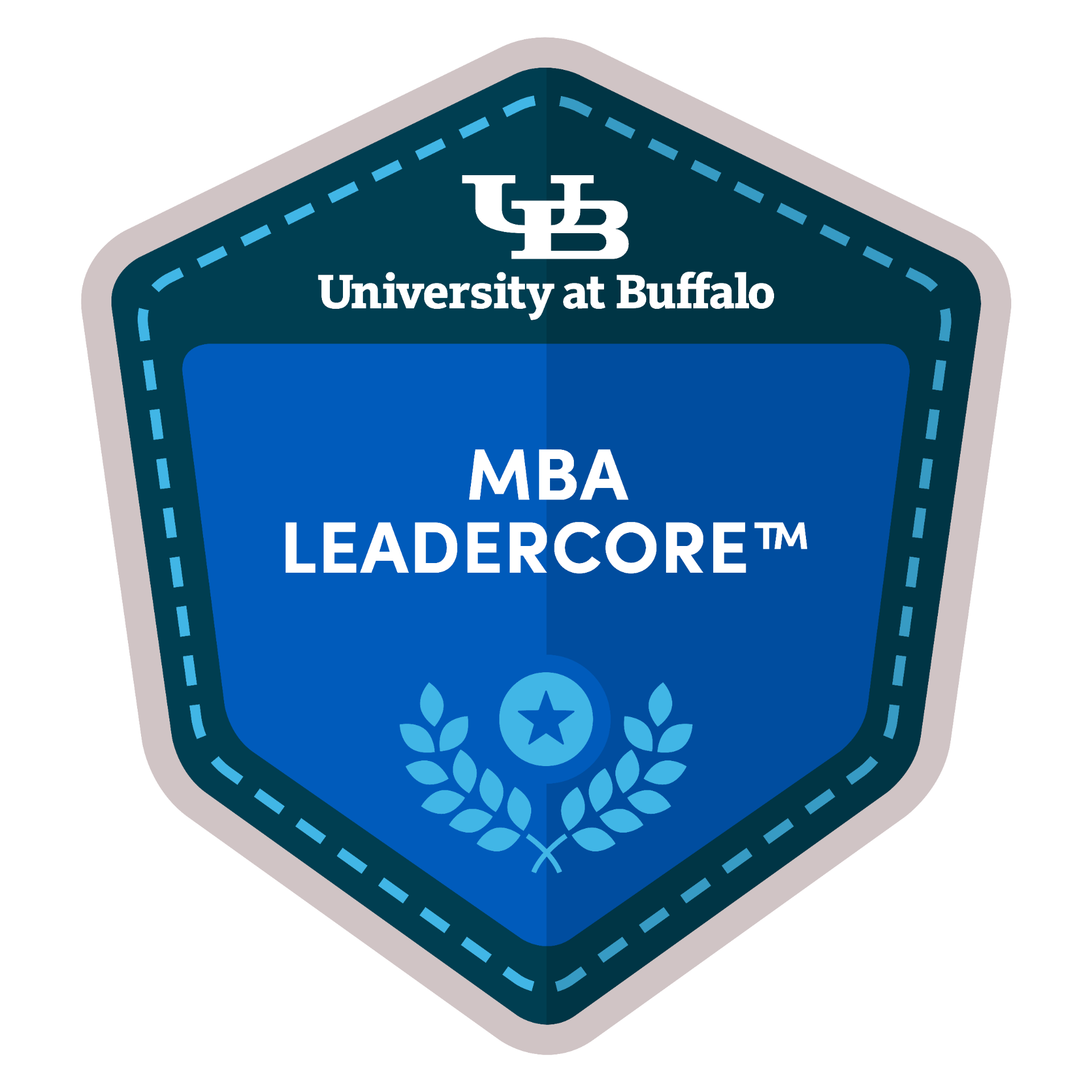 Digital Badge MBA LeaderCORE™. 