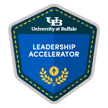 Leadership Accelerator badge. 