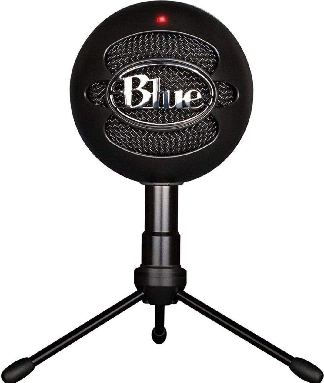 Zoom image: Microphone on a stand.