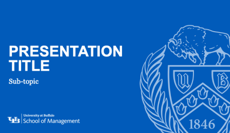 School of Management Formal PowerPoint. 
