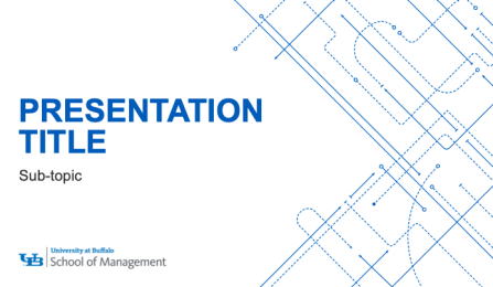 School of Management Contemporary PowerPoint. 