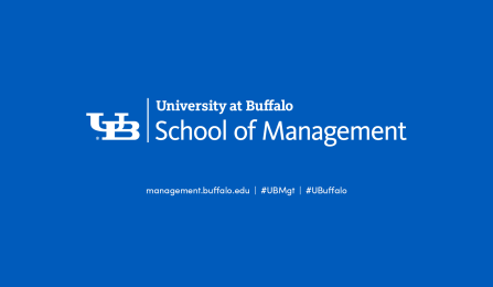 School of Management video closing screen. 