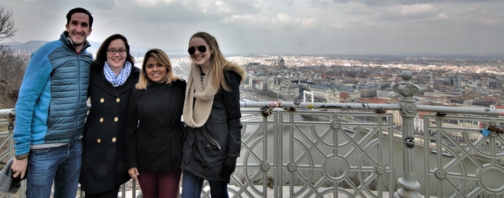 MBA students in Prague, Czech Republic. 