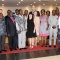 The University at Buffalo team with the African Rights Initiative International board at a joint meeting between the partners. 