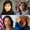 Collage of pictures of the speakers. 